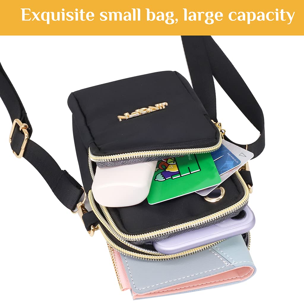 PALAY Small Cross Body Bag, Multifunction 3 Layer Mini Crossbody Shoulder Bag Phone Purse Armband with Headphone Port for Teens Girls Ladies Women (Multi-color1) PALAY Small Cross Body Bag, Multifunction 3 Layer Mini Crossbody Shoulder Bag Phone Purse Armband with Headphone Port for Teens Girls Ladies Women (Multi-color1)
